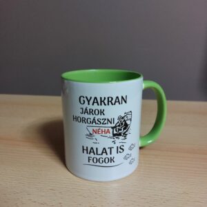 Gyakran járok horgászni, néha halat is fogok