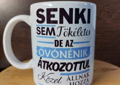 Egyedi bögre óvodának, óvónőknek – elkészült munka