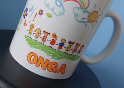 Egyedi bögre óvodának, óvónőknek – elkészült munka
